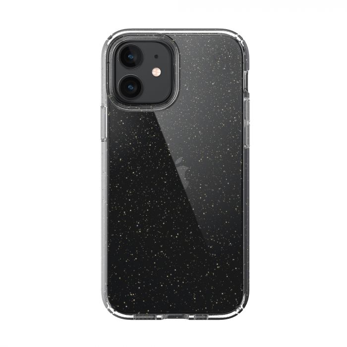 Speck iPhone 12/12 Pro Perfect Glitter Case Clear Gold