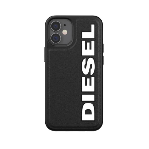 Diesel iPhone 12 Mini Snap Logo Case Black/White - DIESEL-42491 | Apex