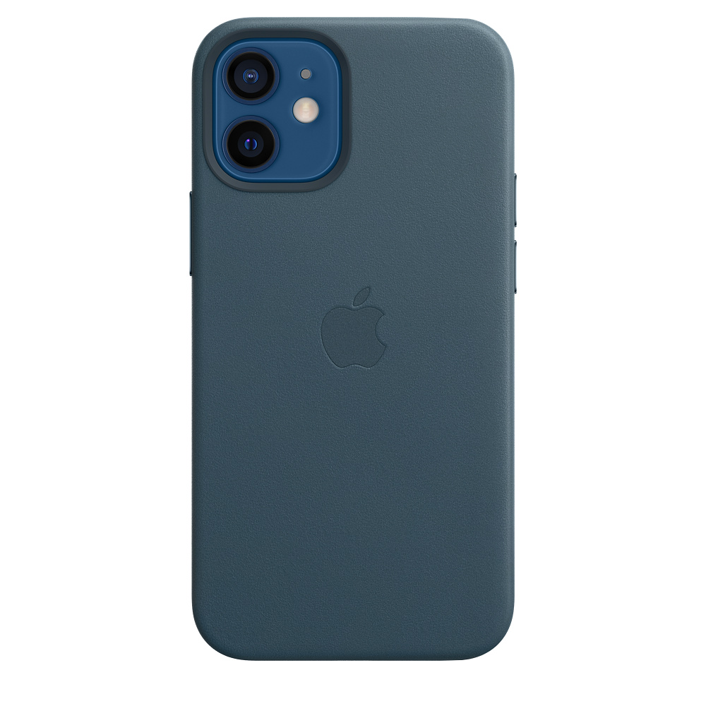 iPhone 12 Mini Leather Case With Magsafe  Baltic Blue