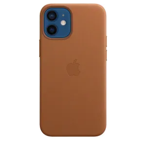 iPhone 12 Mini Leather Case With Magsafe - Saddle Brown
